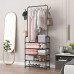 Вішалка підлогова для речей 170×60×26 см Clothes Rack Up із взуттєвими полицями Вішалка підлогова для речей 170×60×26 см Clothes Rack Up із взуттєвими полицями