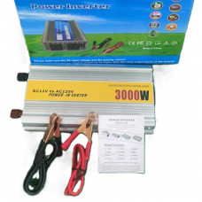 Автомобільний інвертор 12V-220V 3000W Power Inverter — Перетворювач напруги 12-220В 3000Вт для дому та авто