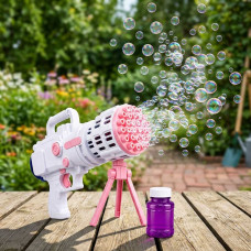 Базука з мильними бульбашками Bazooka Bubble Gun для дітей Базука з мильними бульбашками Bazooka Bubble Gun для дітей
