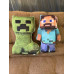 Декоративна плюшева подушка-іграшка 3D Minecraft Стів 50 см Декоративна плюшева подушка-іграшка 3D Minecraft Стів 50 см
