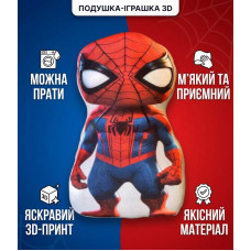 Объемная 3D игрушка-подушка Человек-Паук (Spider-Man) — Мягкий супергерой в детскую комнату Объемная 3D игрушка-подушка Человек-Паук (Spider-Man) — Мягкий супергерой в детскую комнату