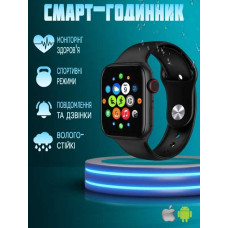 Смарт-годинник Smart Watch T500 з функцією дзвінка та пульсометром — Чорний розумний годинник із сенсорним дисплеєм Смарт-годинник Smart Watch T500 з функцією дзвінка та пульсометром — Чорний розумний годинник із сенсорним дисплеєм