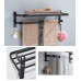 Matte Black Towel Rack: Елегантний мінімалізм для вашої ванної кімнати