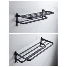 Matte Black Towel Rack: Елегантний мінімалізм для вашої ванної кімнати Matte Black Towel Rack: Елегантний мінімалізм для вашої ванної кімнати