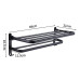 Matte Black Towel Rack: Елегантний мінімалізм для вашої ванної кімнати