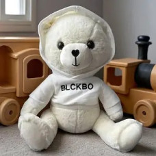 Teddy Black&White 55 см: Трендова іграшка у стилі Urban
