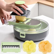 Багатофункціональний подрібнювач Vegetable Cutter 9 в 1 із захистом від порізів 10122 