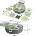 Багатофункціональний подрібнювач Vegetable Cutter 9 в 1 із захистом від порізів 10122 Багатофункціональний подрібнювач Vegetable Cutter 9 в 1 із захистом від порізів 10122
