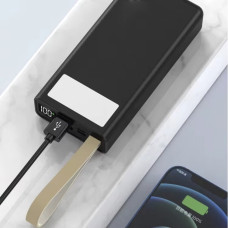 Power Bank Awei 100000 mAh із цифровим дисплеєм та ліхтариком 10113 Power Bank Awei 100000 mAh із цифровим дисплеєм та ліхтариком 10113
