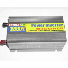 Надійний інвертор 1000W з USB, алюмінієвий перетворювач напруги 12V-220V для авто та ноутбука код 817349 Надійний інвертор 1000W з USB, алюмінієвий перетворювач напруги 12V-220V для авто та ноутбука код 817349