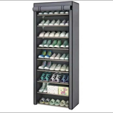 Органайзер для взуття 9 ярусів, шафа для зберігання взуття з чохлом