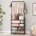 Стійка для одягу Clothes Rack Up з полицями для взуття 170×60×26 см Стійка для одягу Clothes Rack Up з полицями для взуття 170×60×26 см