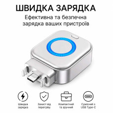 Адаптер для зарядки Type-C с автоматическим отключением питания — Безопасный блок питания для ночного телефона