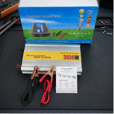 Перетворювач напруги 12V-220V 3000W Power Inverter - Автомобільний інвертор 12-220В для дому при блекауті Перетворювач напруги 12V-220V 3000W Power Inverter - Автомобільний інвертор 12-220В для дому при блекауті