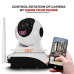 IP-камера для дому та офісу (з Wi-Fi), камера відеоспостереження поворотна з нічним баченням код 821495