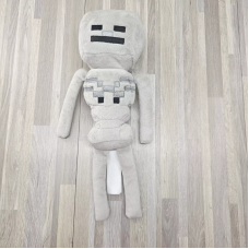 М'яка іграшка Скелет для фанатів гри Minecraft (22 см), плюшевий герой гіпоалергенний з вишивкою код 593104 М'яка іграшка Скелет для фанатів гри Minecraft (22 см), плюшевий герой гіпоалергенний з вишивкою код 593104