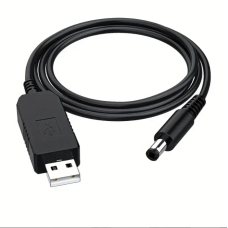 Надійний кабель живлення USB 5V на DC 9V та 12V, шнур-перетворювач з роз'ємом 5.5x2.1 для роутера код 841029 Надійний кабель живлення USB 5V на DC 9V та 12V, шнур-перетворювач з роз'ємом 5.5x2.1 для роутера код 841029