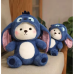 М'яка іграшка для дітей та сну, Плюшевий ведмедик 71 см у костюмі Стіча зі знімним капюшоном код 742190 М'яка іграшка для дітей та сну, Плюшевий ведмедик 71 см у костюмі Стіча зі знімним капюшоном код 742190