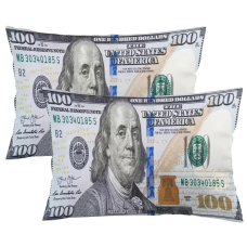 Декоративна м'яка подушка 100 доларів, сувенір з 3D друком + гіпоалергенна (для подарунка) код 842195 Декоративна м'яка подушка 100 доларів, сувенір з 3D друком + гіпоалергенна (для подарунка) код 842195