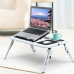 Багатофункціональний складаний столик для ноутбука з охолодженням та регулюванням висоти і нахилу код 385012