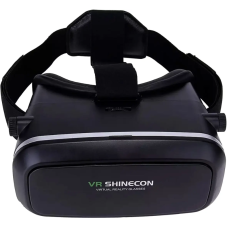 VR-шолом для смартфонів 4-6 дюймів, 3D окуляри з вбудованими навушниками + регулюванням лінз код 841029